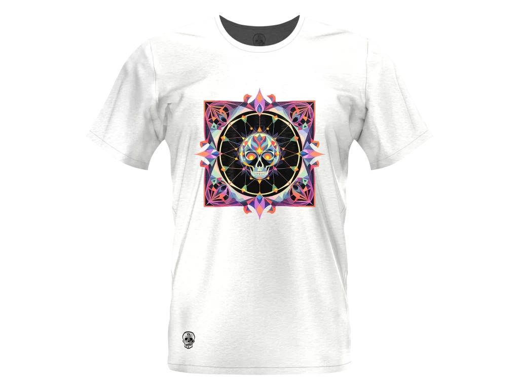 Mandala Skull Squired Format