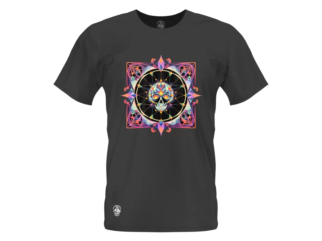 Mandala Skull Squired Format